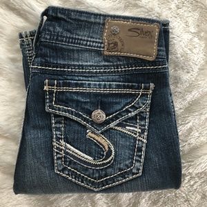 Silver Bootcut Jeans